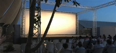 The amazing Outdoor Movie Theater on Bonaire